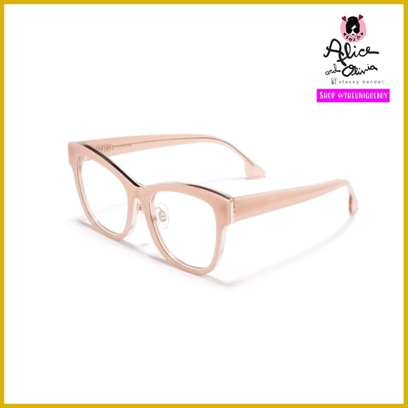 Alice + Olivia Accessories - Alice + Olivia Les Halles Blush Pink Glasses